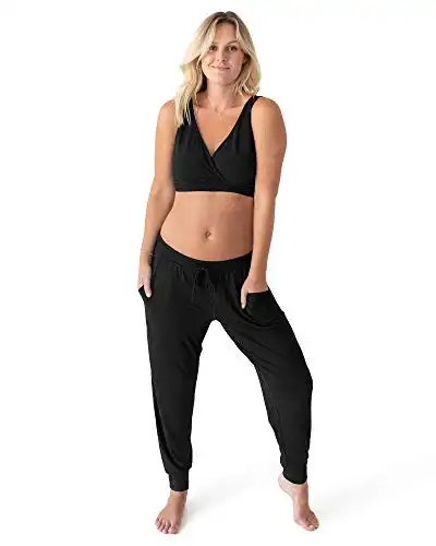 Kindred Bravely Everyday Maternity Joggers/Lounge Pants for Women (Black, Small)